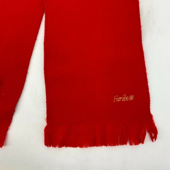 Vintage Superbowl XXVI 26 Faribo Scarf Size 8" X 64" Merino Wool Minnesota 1992 - Picture 5 of 8